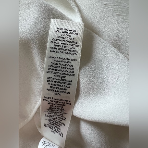 WHBM - Ecru Long Sleeve Tunic With Split Back - Picture 12 of 12